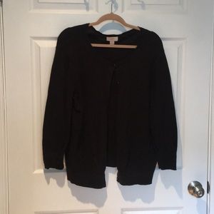 Loft XL black cardigan